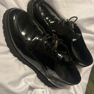 Jones of New York. Patented leather shoes